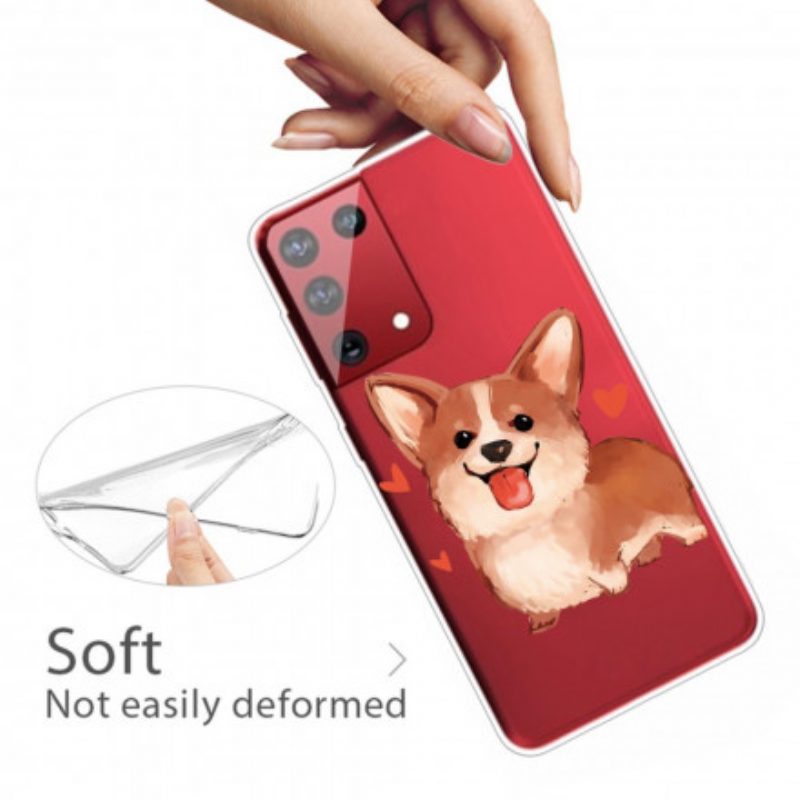 Telefoonhoesje voor Samsung Galaxy S21 Ultra 5G Mijn Kleine Hond