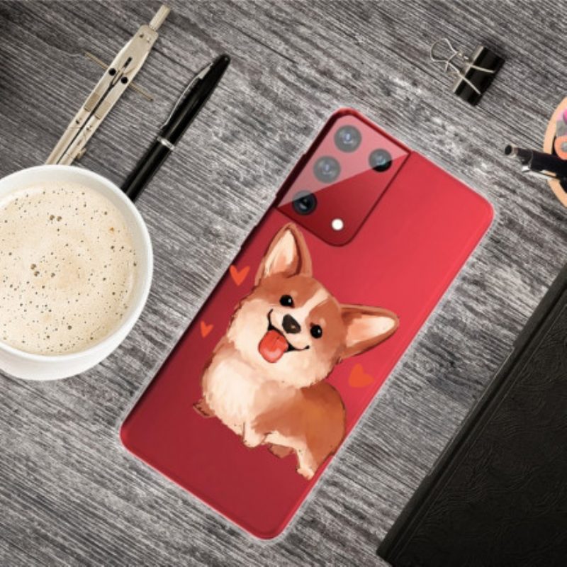 Telefoonhoesje voor Samsung Galaxy S21 Ultra 5G Mijn Kleine Hond