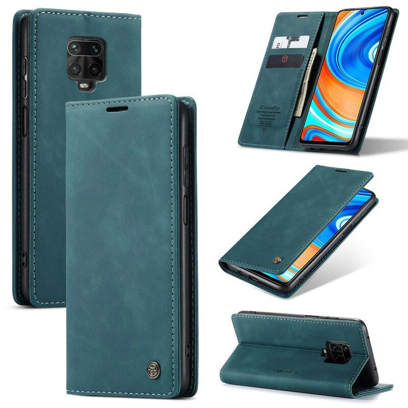 Bescherming Hoesje voor Xiaomi Redmi Note 9S / 9 Pro Folio-hoesje Caseme Kunstleer