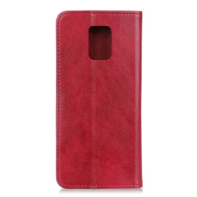 Bescherming Hoesje voor Xiaomi Redmi Note 9S / 9 Pro Folio-hoesje Elegantie Splitleer