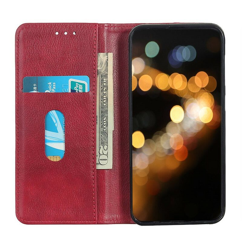 Bescherming Hoesje voor Xiaomi Redmi Note 9S / 9 Pro Folio-hoesje Elegantie Splitleer