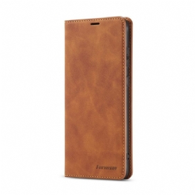 Bescherming Hoesje voor Xiaomi Redmi Note 9S / 9 Pro Folio-hoesje Forwenw Ledereffect