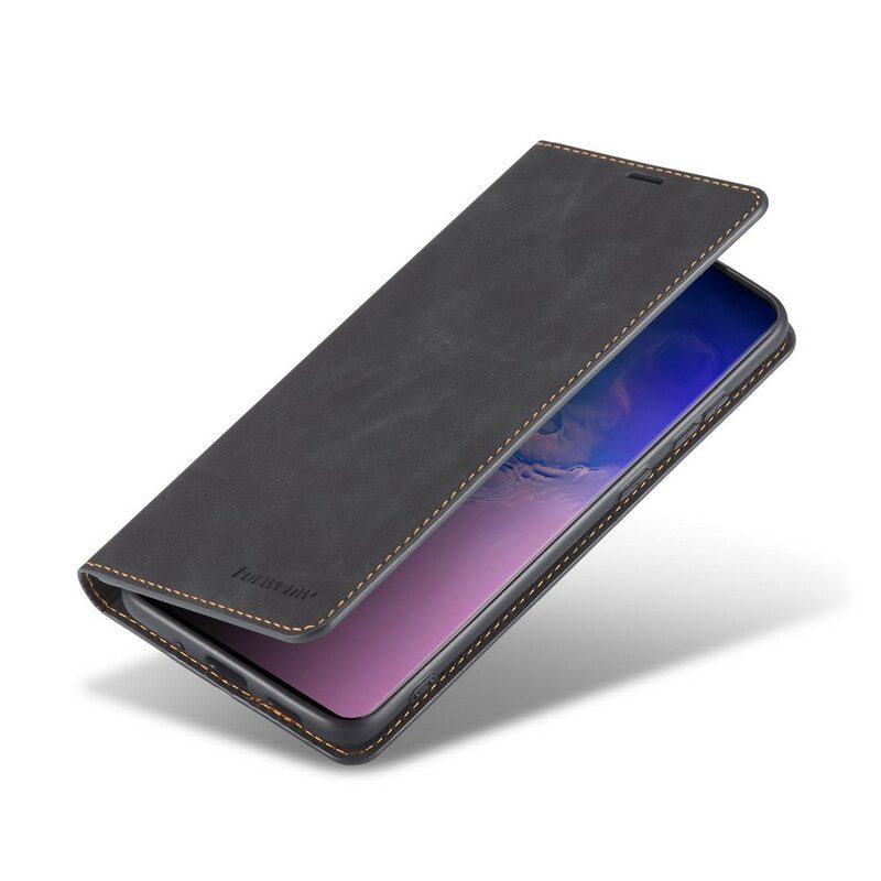 Bescherming Hoesje voor Xiaomi Redmi Note 9S / 9 Pro Folio-hoesje Forwenw Ledereffect