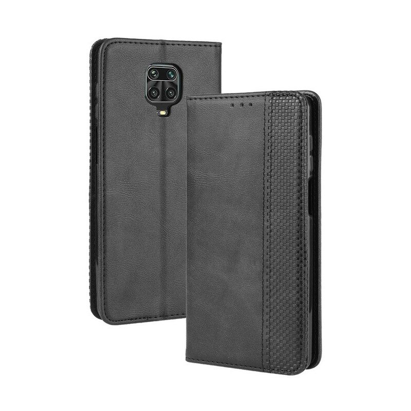 Bescherming Hoesje voor Xiaomi Redmi Note 9S / 9 Pro Folio-hoesje Gestileerd Vintage Leereffect