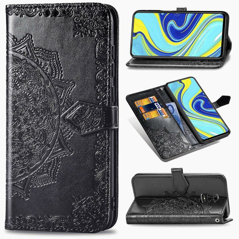 Flip Case voor Xiaomi Redmi Note 9S / 9 Pro Mandala Middeleeuwen