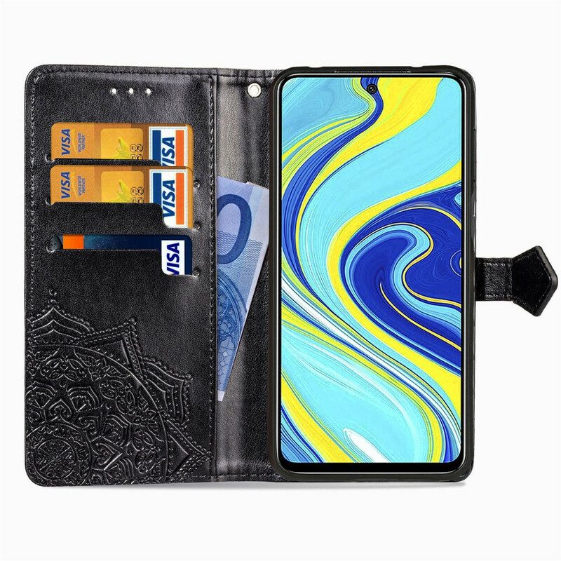 Flip Case voor Xiaomi Redmi Note 9S / 9 Pro Mandala Middeleeuwen