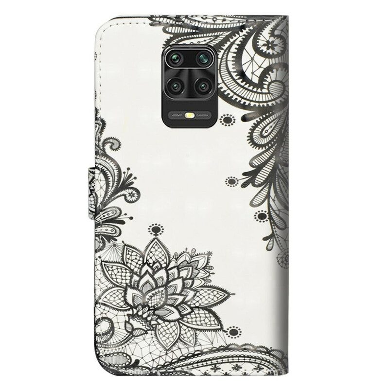 Folio-hoesje voor Xiaomi Redmi Note 9S / 9 Pro Chique Kant