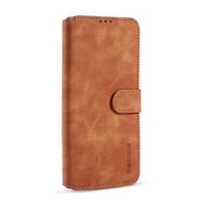 Folio-hoesje voor Xiaomi Redmi Note 9S / 9 Pro Dg.ming Retro