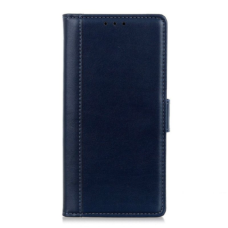 Folio-hoesje voor Xiaomi Redmi Note 9S / 9 Pro Gespleten Leerstijl