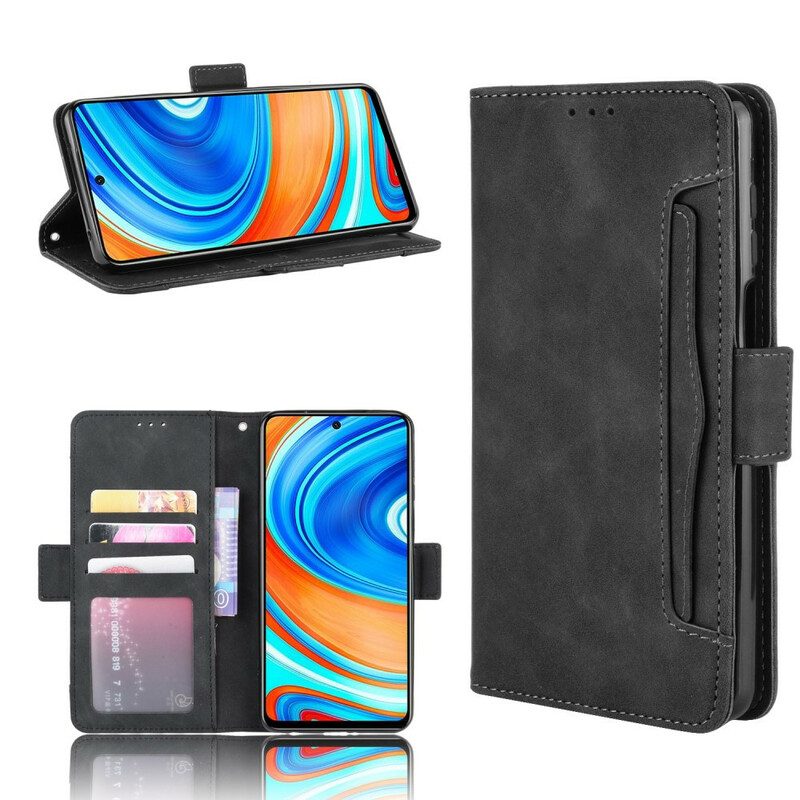 Folio-hoesje voor Xiaomi Redmi Note 9S / 9 Pro Multi-kaarten