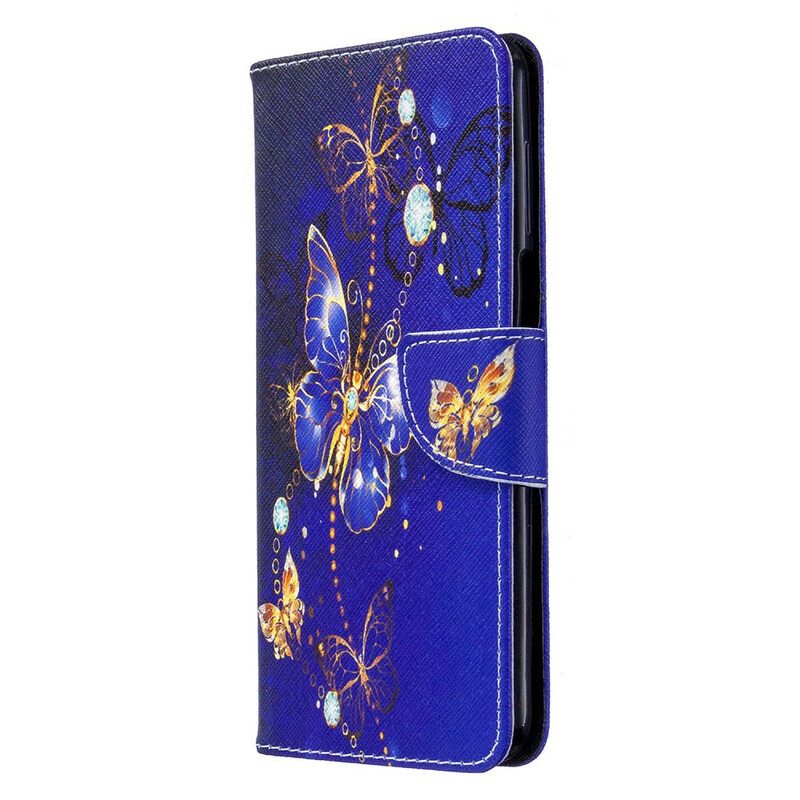 Folio-hoesje voor Xiaomi Redmi Note 9S / 9 Pro Ongelooflijke Vlinders