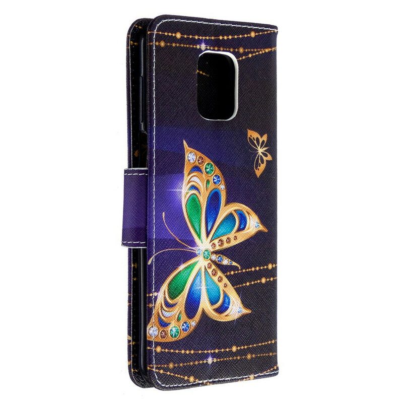 Folio-hoesje voor Xiaomi Redmi Note 9S / 9 Pro Ongelooflijke Vlinders