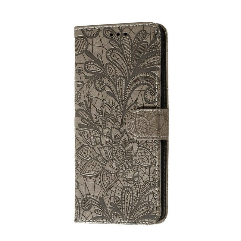 Folio-hoesje voor Xiaomi Redmi Note 9S / 9 Pro Tribale Bloemen