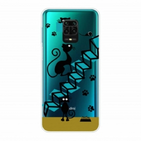 Hoesje voor Xiaomi Redmi Note 9S / 9 Pro Grappige Katten