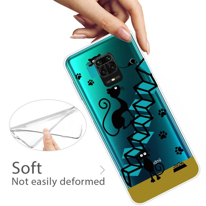 Hoesje voor Xiaomi Redmi Note 9S / 9 Pro Grappige Katten