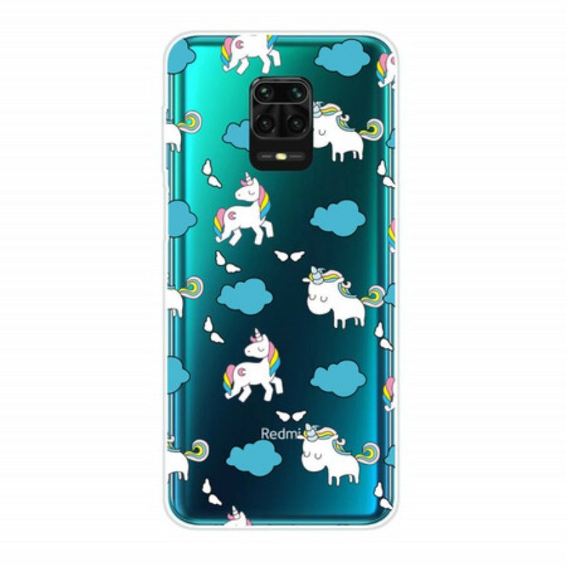 Hoesje voor Xiaomi Redmi Note 9S / 9 Pro Kleine Eenhoorns