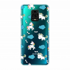 Hoesje voor Xiaomi Redmi Note 9S / 9 Pro Kleine Eenhoorns