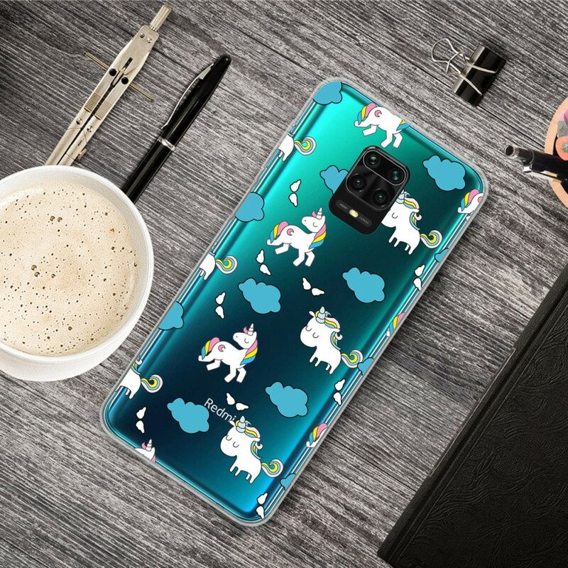 Hoesje voor Xiaomi Redmi Note 9S / 9 Pro Kleine Eenhoorns