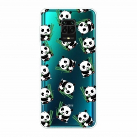 Hoesje voor Xiaomi Redmi Note 9S / 9 Pro Kleine Panda's