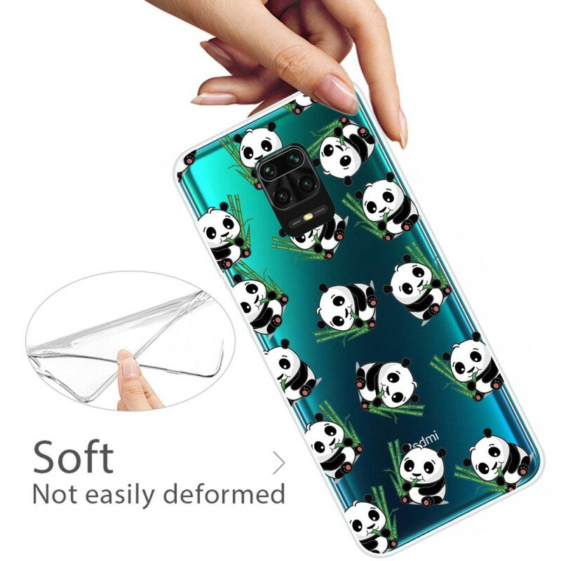 Hoesje voor Xiaomi Redmi Note 9S / 9 Pro Kleine Panda's