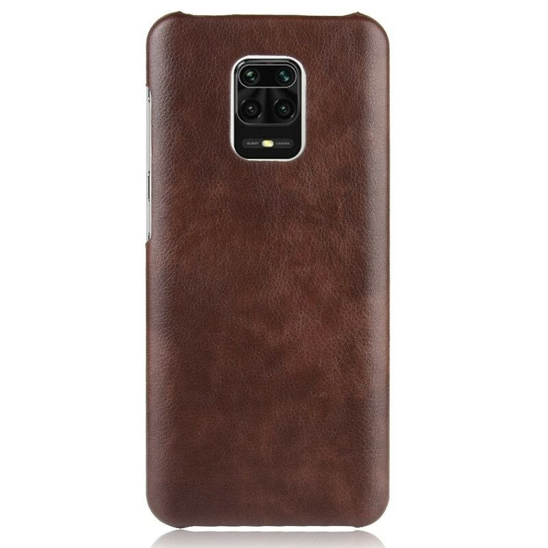 Hoesje voor Xiaomi Redmi Note 9S / 9 Pro Litchi-leereffect