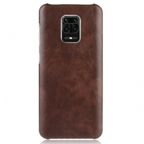 Hoesje voor Xiaomi Redmi Note 9S / 9 Pro Litchi-leereffect