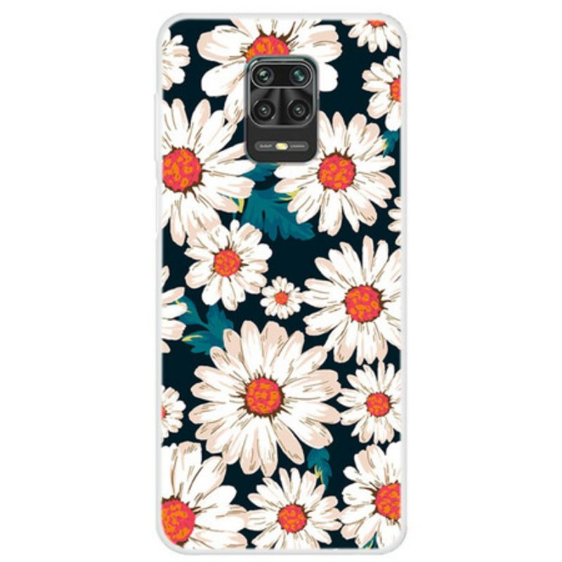 Hoesje voor Xiaomi Redmi Note 9S / 9 Pro Madeliefjes