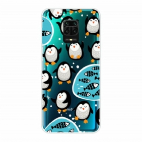 Hoesje voor Xiaomi Redmi Note 9S / 9 Pro Pinguïns