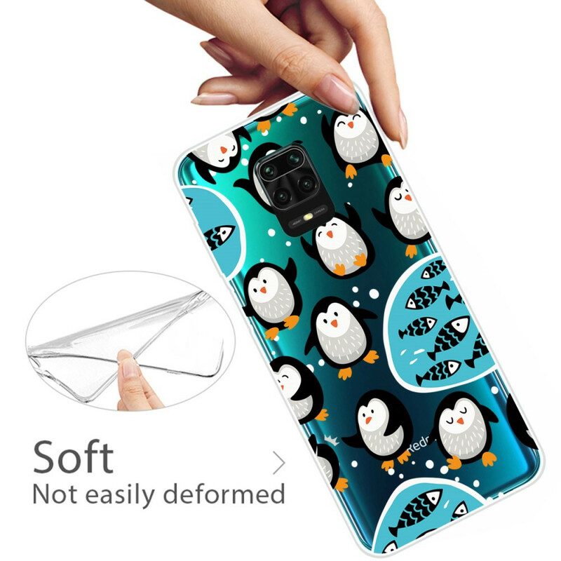 Hoesje voor Xiaomi Redmi Note 9S / 9 Pro Pinguïns