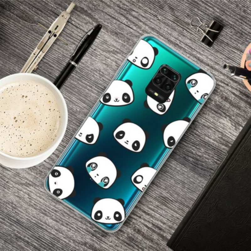 Hoesje voor Xiaomi Redmi Note 9S / 9 Pro Sentimentele Panda's