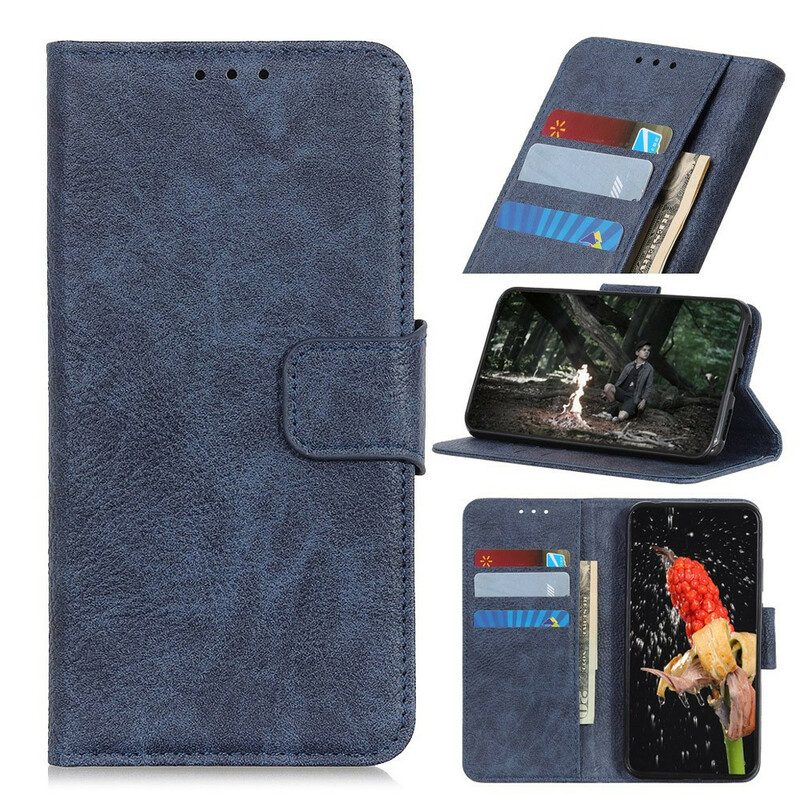 Leren Hoesje voor Xiaomi Redmi Note 9S / 9 Pro Litchi Ultra Kunstleer