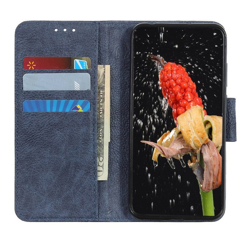 Leren Hoesje voor Xiaomi Redmi Note 9S / 9 Pro Litchi Ultra Kunstleer