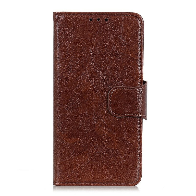 Leren Hoesje voor Xiaomi Redmi Note 9S / 9 Pro Splitnappaleer