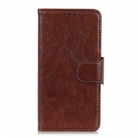 Leren Hoesje voor Xiaomi Redmi Note 9S / 9 Pro Splitnappaleer