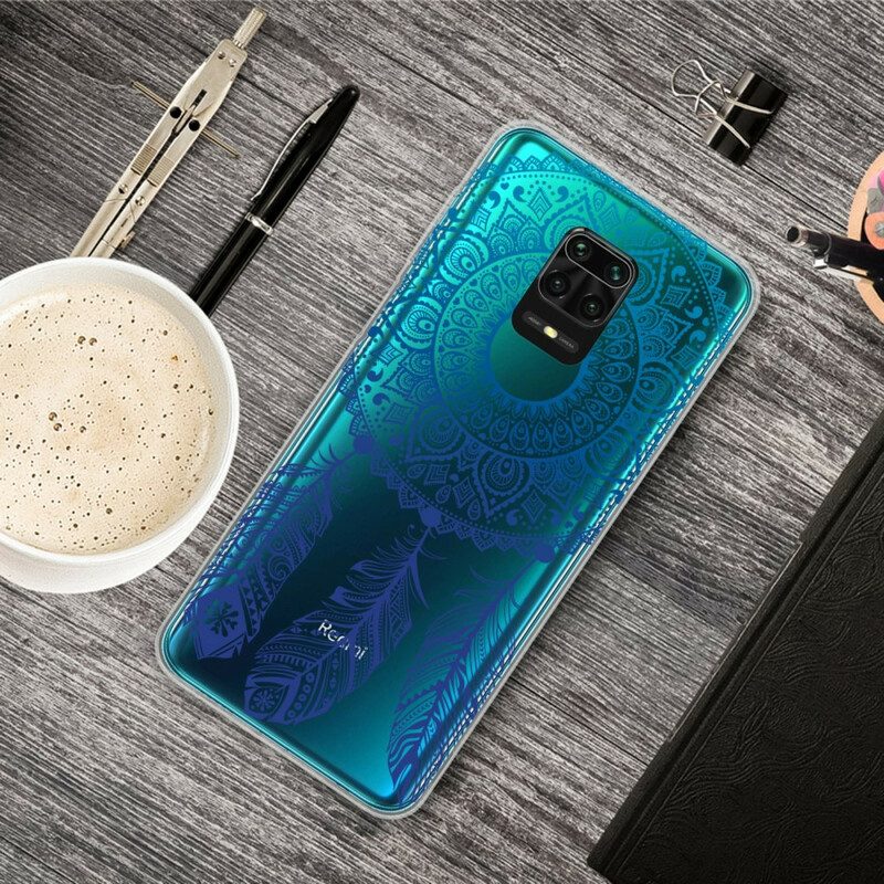 Telefoonhoesje voor Xiaomi Redmi Note 9S / 9 Pro Enkelbloemige Mandala