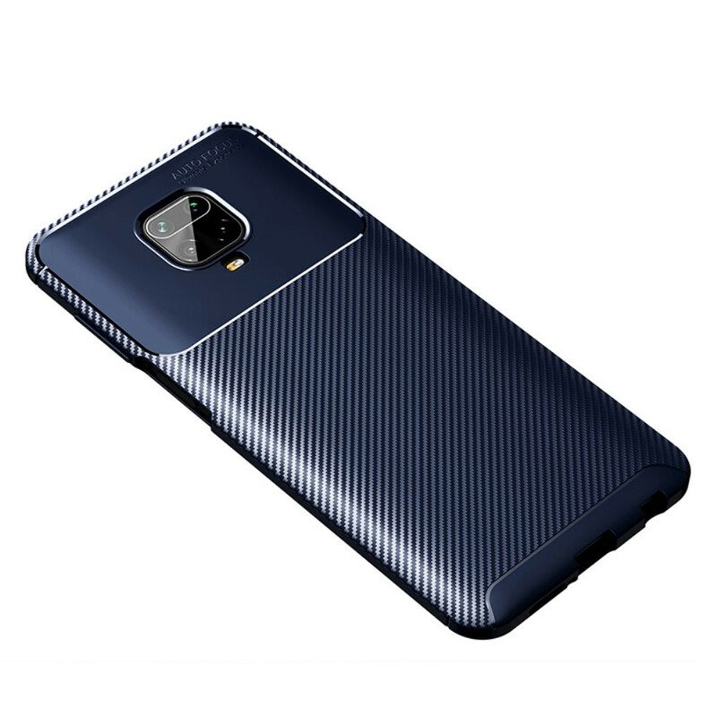 Telefoonhoesje voor Xiaomi Redmi Note 9S / 9 Pro Flexibele Koolstofvezeltextuur