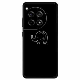 Cover Hoesje Oneplus 12r Telefoonhoesje Kleine Olifant