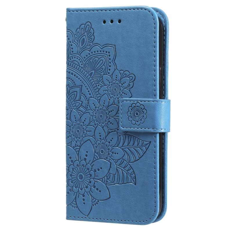 Leren Hoesje Voor Oneplus 12r Mandala Met Riempje