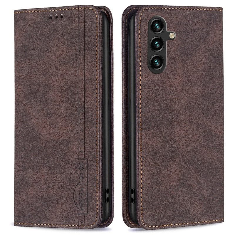 Bescherming Hoesje voor Samsung Galaxy A14 / A14 5G Folio-hoesje Design Binfen Kleur