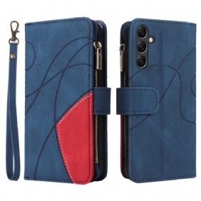 Folio-hoesje voor Samsung Galaxy A14 / A14 5G Kleur Pailletten