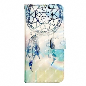 Folio-hoesje voor Samsung Galaxy A14 / A14 5G Met Ketting Verticale Caseneo