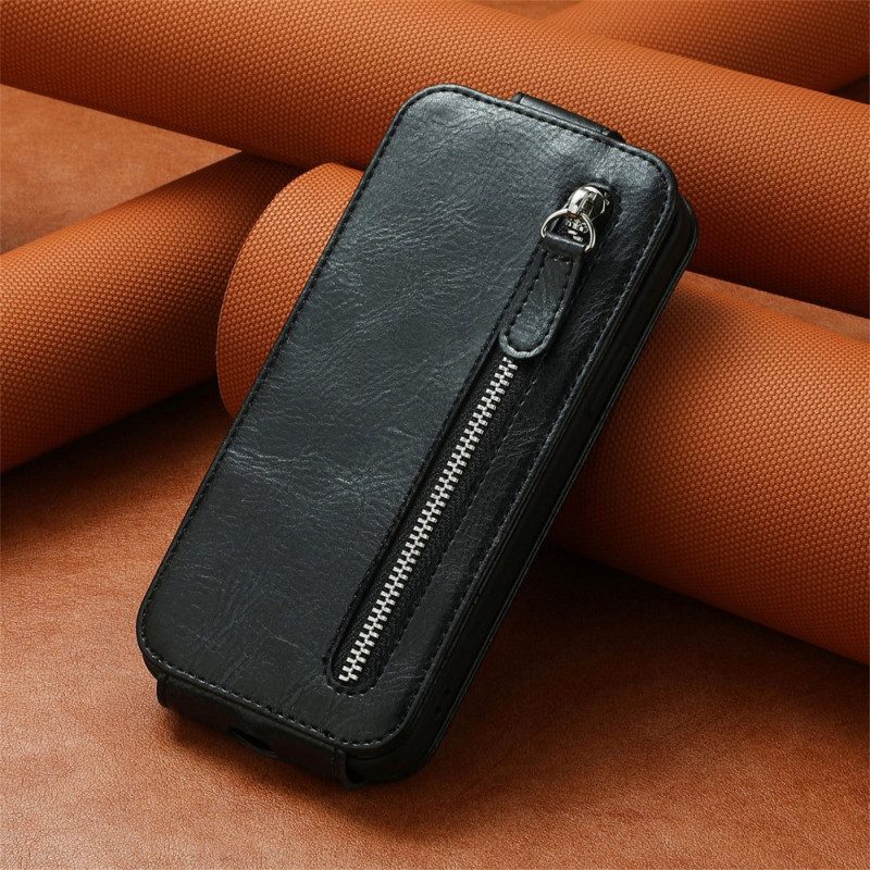 Folio-hoesje voor Samsung Galaxy A14 / A14 5G Portemonnee Leren Flip Case Lychee-stijl Rfid Khazneh