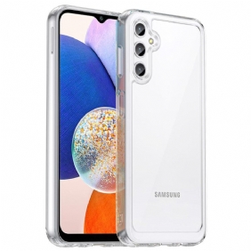 Hoesje voor Samsung Galaxy A14 / A14 5G Leer Textuur