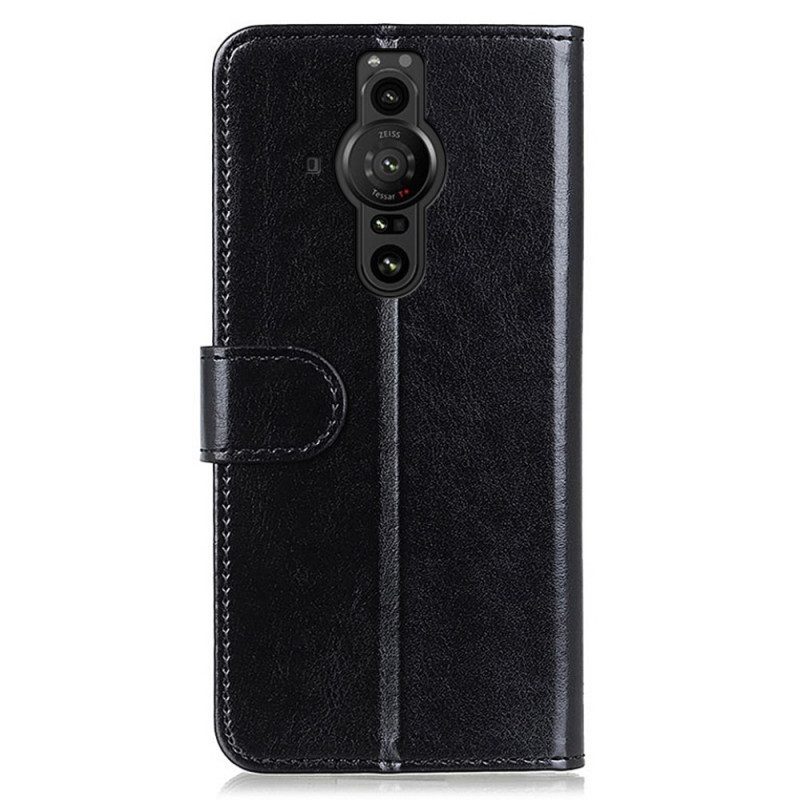 Flip Case voor Sony Xperia Pro-I Bevroren Finesse