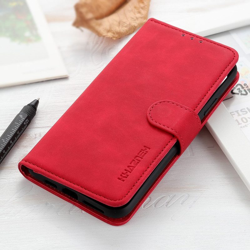 Flip Case voor Sony Xperia Pro-I Khazneh Vintage Leereffect