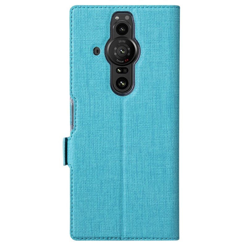 Leren Hoesje voor Sony Xperia Pro-I Getextureerde Vili Dmx