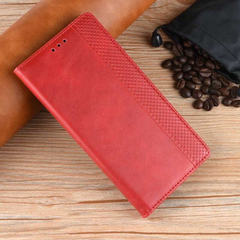 Bescherming Hoesje voor Xiaomi Redmi 9 Folio-hoesje Gestileerd Vintage Leereffect