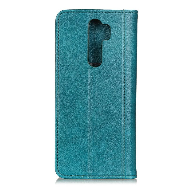 Bescherming Hoesje voor Xiaomi Redmi 9 Folio-hoesje Litchi Split Lederen Versie