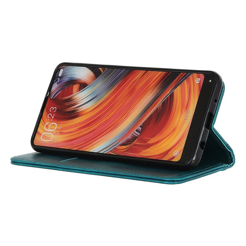 Bescherming Hoesje voor Xiaomi Redmi 9 Folio-hoesje Litchi Split Lederen Versie