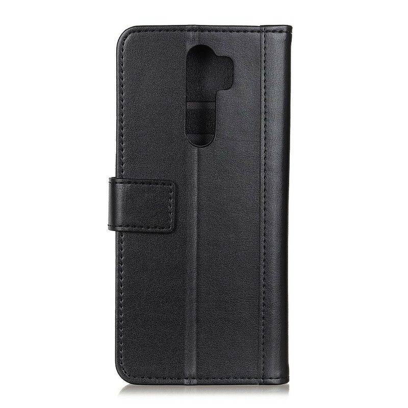 Flip Case voor Xiaomi Redmi 9 Leren Styling